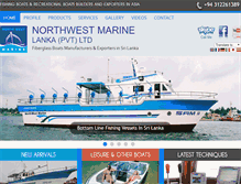 Tablet Screenshot of northwestmarineboat.com